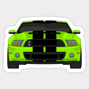 MUSTANG SHELBY GT500 LIME Sticker